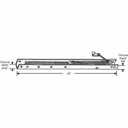 STRYBUC 30in Window Channel Balance 60-2970